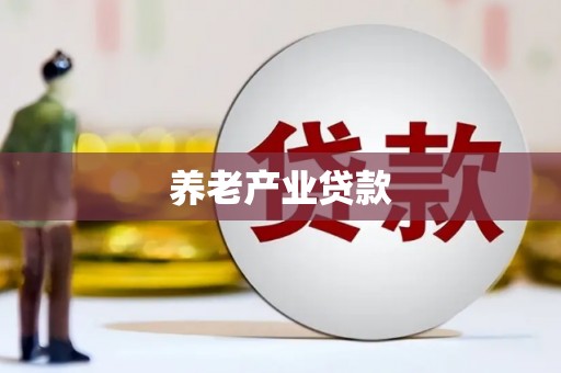 陇县养老产业贷款