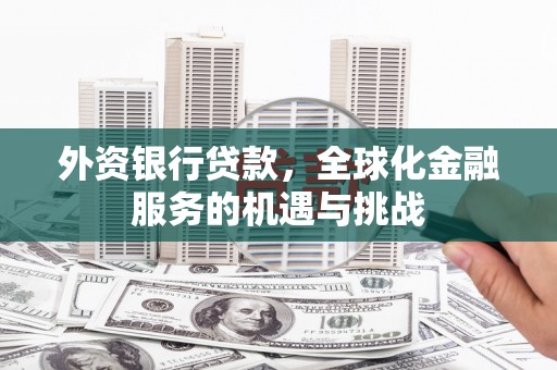 陇县外资银行贷款，全球化金融服务的机遇与挑战