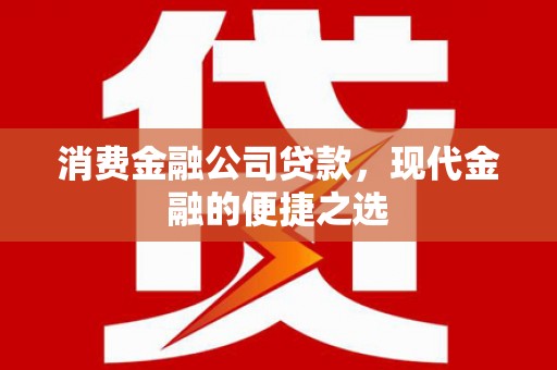 陇县消费金融公司贷款，现代金融的便捷之选